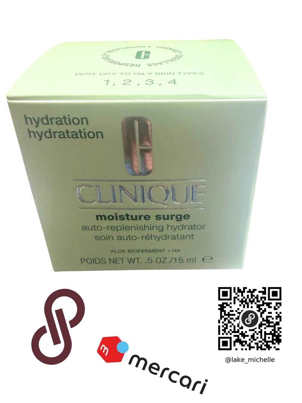 NWT Clinique Moisture Surge Auto-Replenishing Hydrator